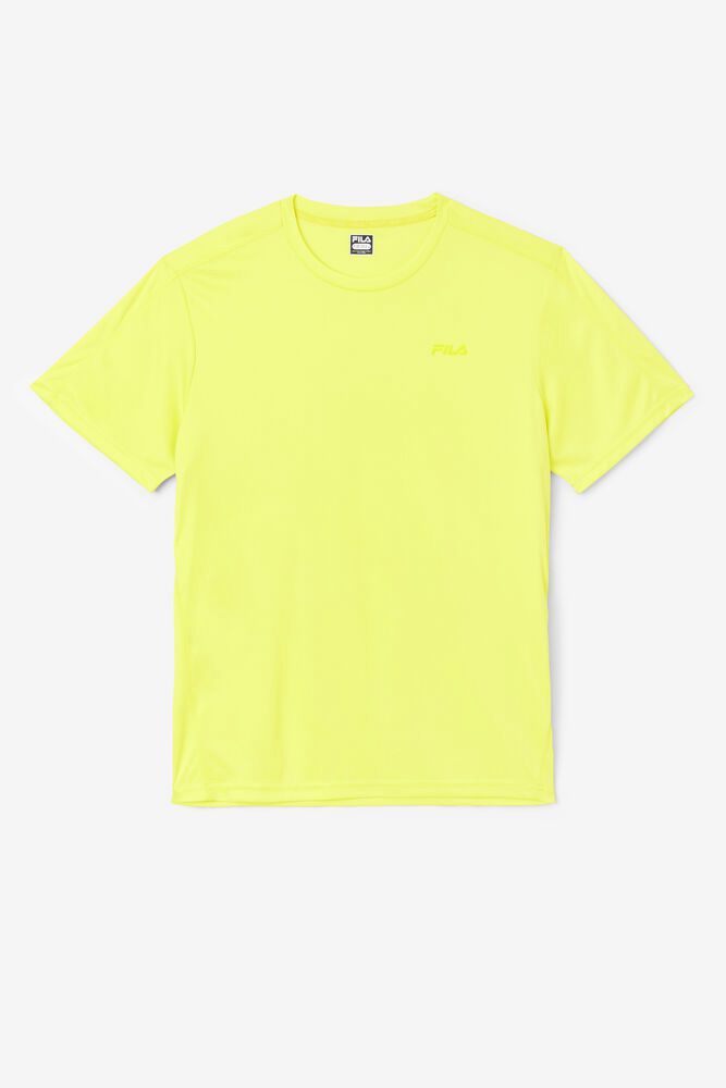 Fila Che Performance T-Shirt Yellow - Mens - 83294FEOL